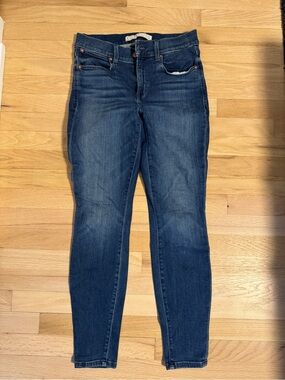 AYR Indigo High-Rise Skinny Jeans